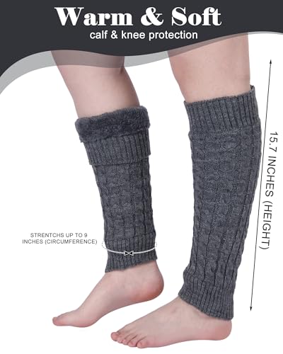 Image of Shihanee Fleece Leg Warmers Women