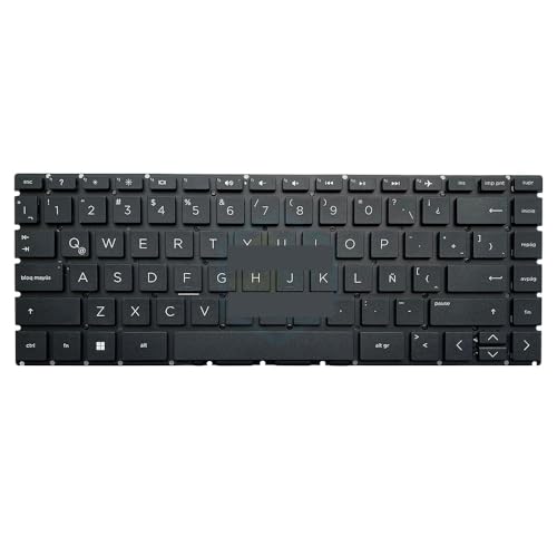 Clavier HP 14-BS 240 G6 Espagnol LA Noir pour Remplacement Ordinateur Portable