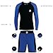 2BOLD Kids Rash Guard Set (US, Alpha, Small, Regular, Regular, Blue)