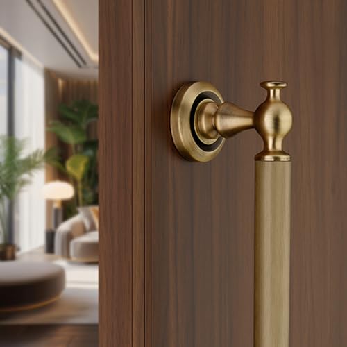 Image of LAPO 9 Inch Main Door Pull Handle | Antique Finish Stainless Steel Alloy | 8 Inch Hole to Hole | Stylish & Durable Door Handle for Wooden, Glass & Metal Doors | Pack of 1 | 3-Year Warranty
