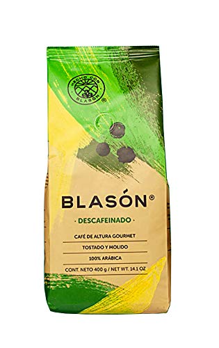 Cafe Blason Decaf Ground Coffee from Mexico - 14.1 oz / 400 gr