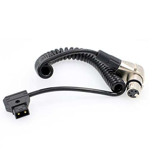 Cable D-Tap a XLR de 4 pines hembra alimentador para videocámara monitor DSLR ARRI
