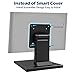 WEARSON Low Profile Monitor Stand - Foldable Touch Monitor MINI PC Stand Compatible with VESA 75x75 and 100x100mm Monitor Mounts For Kiosk,AIO Monitor Base Adjustable Folding Flat
