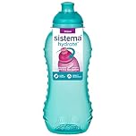 Sistema Twist 'n' Sip Squeeze Kids Water Bottle | Leakproof Water Bottle | 330 ml | BPA-Free | Assorted Colours