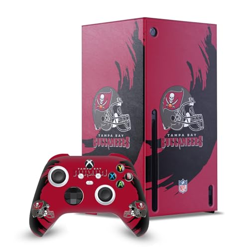 Skin Xbox Series X NFL Buccaneers Décorez Votre Salon aux Couleurs de Tampa Bay pour les Soirs de Match