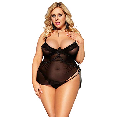 Lingerie sexy perspective et sous-vêtements en dentelle pour femmes