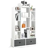 【Einfache Montage】Die Größe des Bücherregals beträgt: 80 x 24 x 132 cm (L x B x H). Alle notwendigen Teile sind enthalten. Das Paket enthält detaillierte Anweisungen, die Ihnen helfen, die Montage schnell abzuschließen.