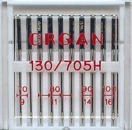Organ - ORGAN DOMESTIC SEWING MACHINE NEEDLES MIX PACK SIZE 70, 80, 90, 100 , 10 NEEDLES