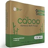 Caboo Tree Free Bamboo Toilet Paper, Plastic Free, Eco Friendly, Septic Safe, Biodegradable Bath...