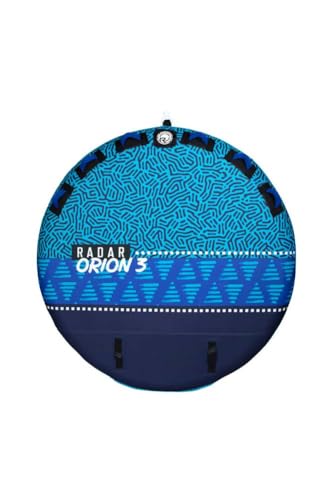 Radar Orion 3 Marshmallow Top Towable Tube, True Blue, 3 Person