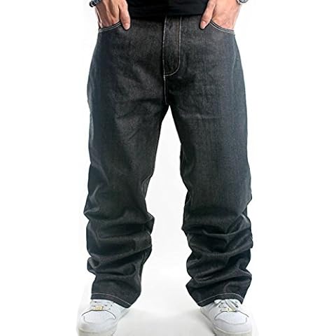 Sveizo Men's Cool Hip-hop Baggy Denim Loose Pants-40 Cover