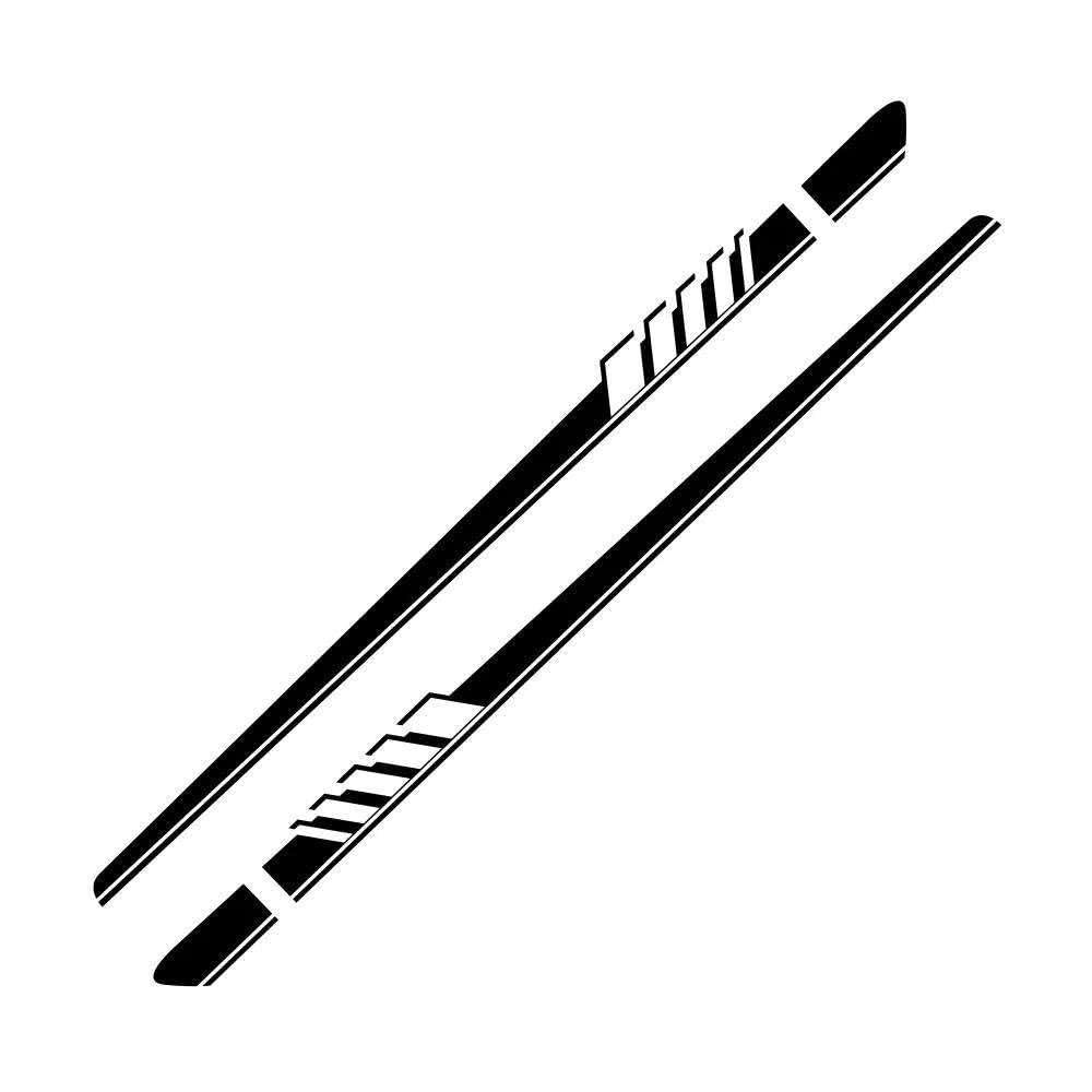 Car Stickers Auto Side Stripe DIY Decals,for Mercedes Benz W205 W204 W203 C Class C180 C200 C300 C63 Coupe C43 Car Accessories