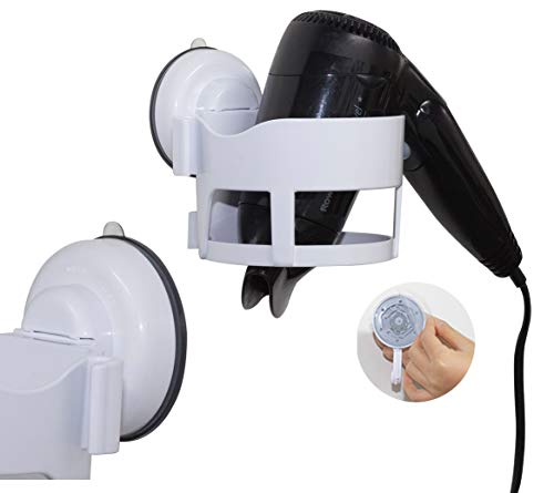Hair Dryer holder suction wall mount Easy insulation no screws Blow Dryer Hanging Rack