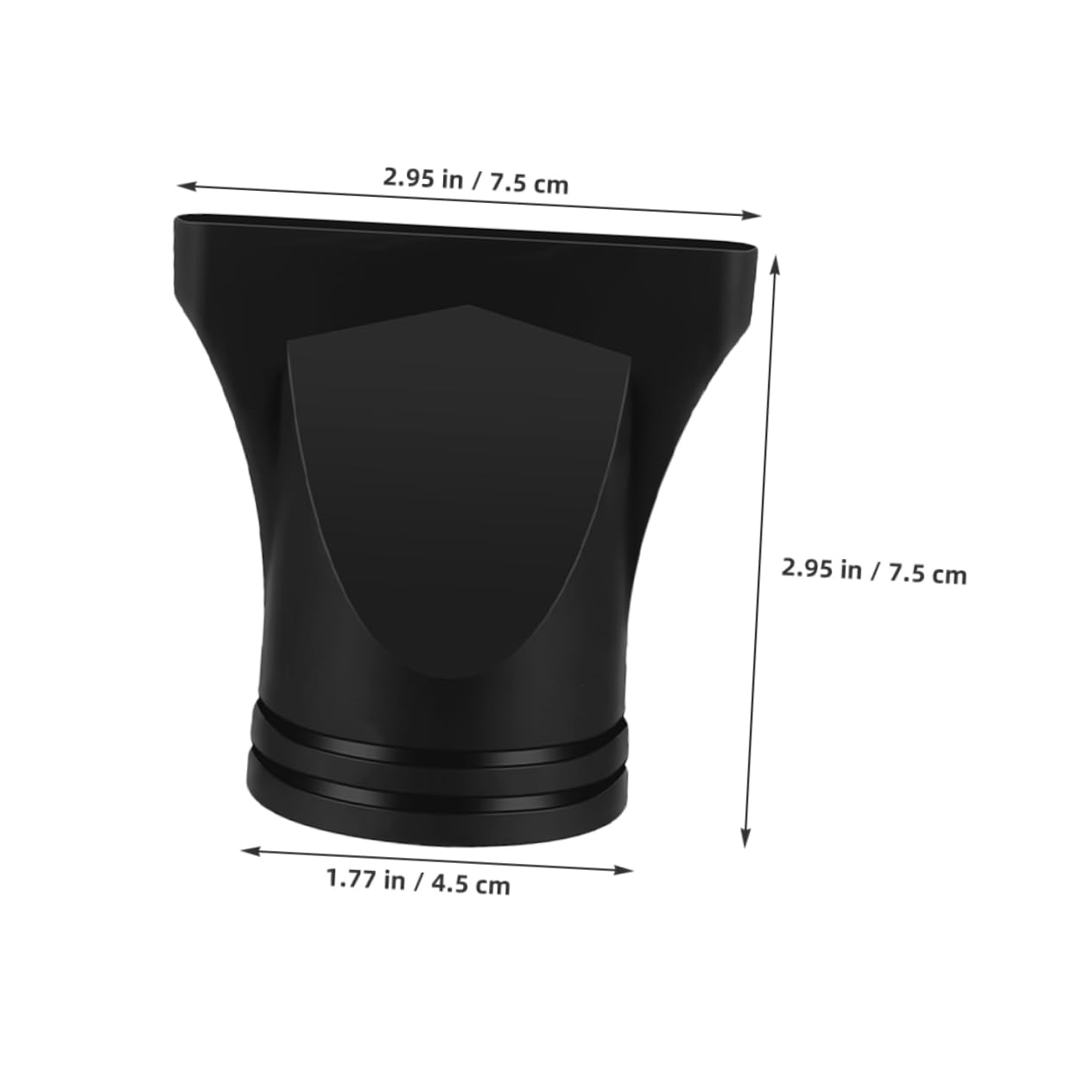 NOLITOY Hair Dryer Accessory Kit 5pcs Universal Diffuser Nozzle Focused Airflow for Styling