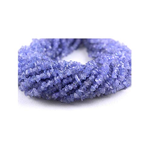 Perles tanzanite naturelle pour fabriquer des bijoux bohèmes faits main