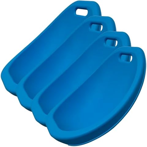KORE DESIGN LLC Scoop Rocker Chairs for Toddlers & Kids - 4 Pack, 21" - Great for Classroom, Both Indoor and Outdoor - Blue Cover