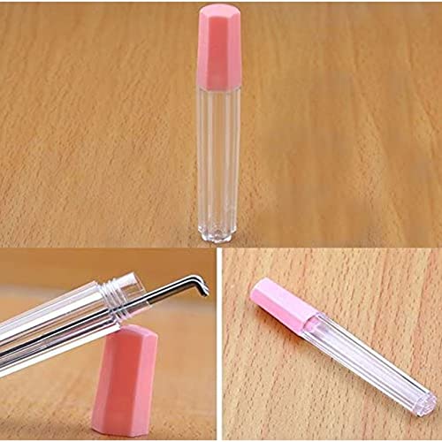 Image of 10Pcs Pin Needle Storage, Plastic Material Space Saving Felting Sewing Needles Container Transparent Needle Storage Tubes Bottle for Handmade Crafts