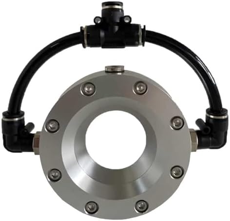 Ring Air Knife Blower, 360° Aluminum Alloy Wind Knife for Dust Removal, Pipe & Cable Drying, Compatible with 8–20m Inner Diameter, 28mm Thickness, Air Compressor Use (38mm)