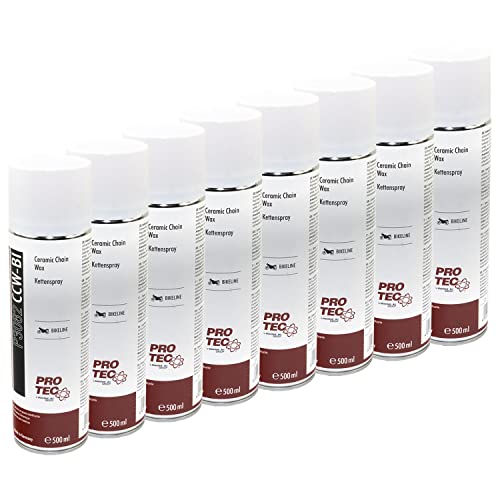 Spray chaîne Bike Line PRO-TEC P3082 CCW-BI pack de 8 x 500 ml