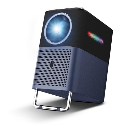 Image of TCL GTV Projector with Official Netflix Licensed, A1,1080P Portable Outdoor Movie Projector, 360 ISO Lumens, 4K Supported Bluetooth WiFi Projector, 120" Screen, Auto Focus, Dolby Digital, 16W Speaker