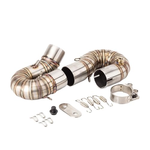 Tubo de enlace de escape CBR1000RR slip-on ideal para rutas y tandas en circuito