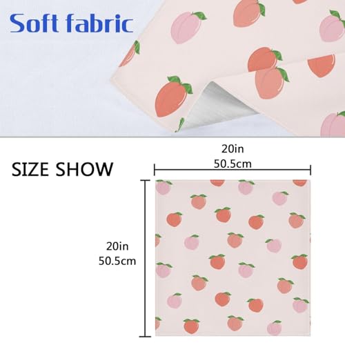 Servilletas de tela decorativas set x6 20x20 in. miniatura 6