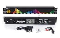 Decibelvibe TNZ SGE6 – Audio-Grafik-Equalizer mit Eingang / Ausgang RCA-Klinke 3,5, kabelloser Eingang über ein integriertes Mikrofon, USB- und Bluetooth-Eingang, Audio-Vorverstärker für
