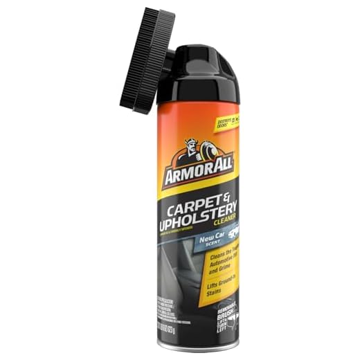Carpet and Upholstery Cleaner Spray by Armor All, Car Upholstery Cleaner for Tough Stains, 22 Fl Oz, 1 Count (Pack of 1)