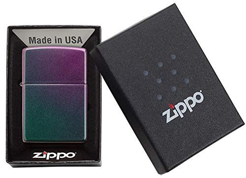 Encendedor Zippo Iridescent Logo de Bolsillo miniatura 6