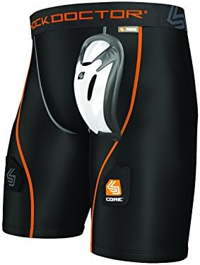 Shock Doctor Youth Core Compression Hockey Shorts with Bio-Flex Cup