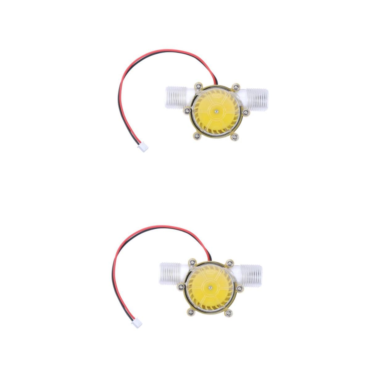 TOYANDONA 2piezas -Hydro Generator De Alta Eficiencia para Energía Eléctrica Partir De Flujo De Agua Turbina Hidráulica para Cargadores y Dispositivos Eléctricos