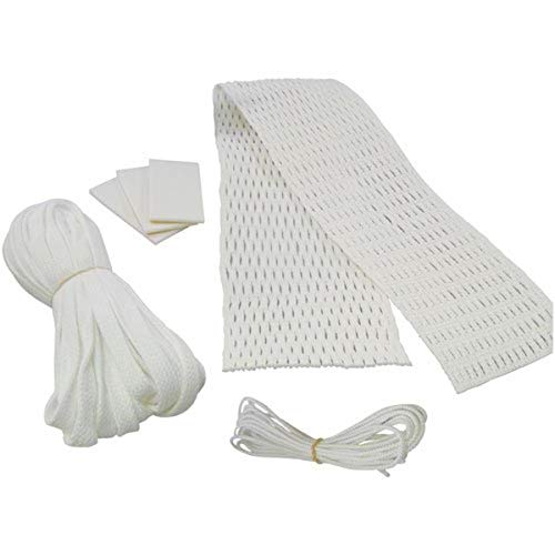 Jimalax Youth Soft Mesh Soccer Ball, White, 20"