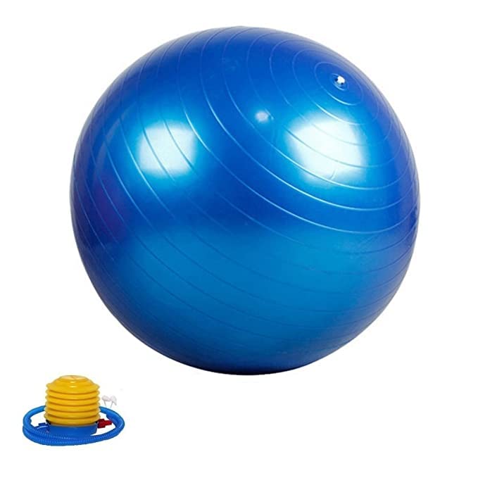 TNT Anti Burst Exercise Ball with Inflation Pump, Non-Slip Gym Ball, for Yoga, Pilates, Core Training Exercises at Home and Gym- Suitable for Men and Women [1 Pc] 75 cm-picture-32