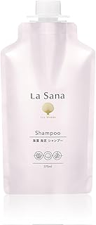 ラサーナ (La Sana) 海藻 海泥 シャンプー ローズヒップの甘ずっぱいさわやかな香り (③詰め替え用（新） 375ml)