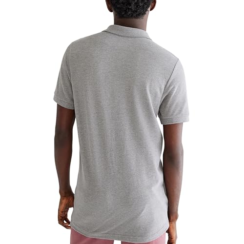 Aero Uniform Polo SS, Medium Heather Grey, L