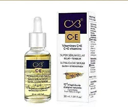 CVB C80 Ultra Glow Serum with Vitamin C & E for Hydrating, Strengthening & Moisturizing Sensitive Skin (30ml)