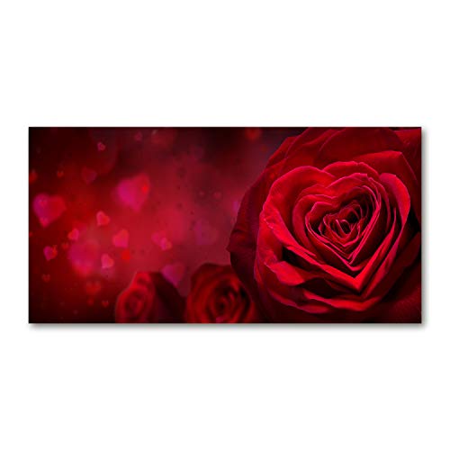Fond de hotte verre sécurité trempé Tulup 100x50cm dosseret cuisine rouge