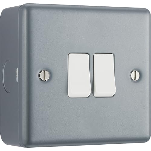 Double interrupteur 2 voies BG MC542 pour salon et chambre