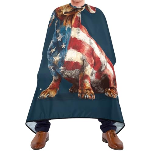 Capa de Barbero Impermeable 55 x 65 Pulgadas para Hombre y Mujer miniatura 2