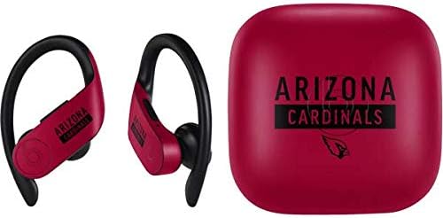 Skinit Decal Audio Skin Compatible with PowerBeats Pro - Officially Licensed NFL Arizona Cardinals Red Performance Series Design