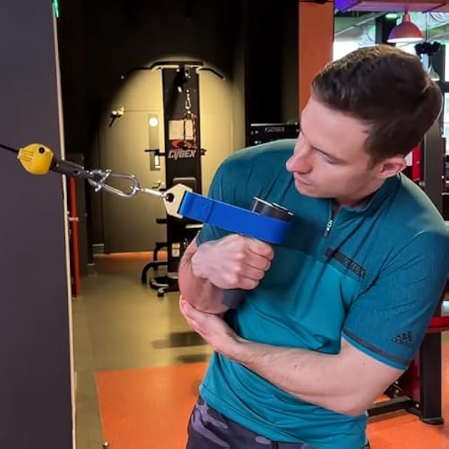 Arm wrestling Exercise Handle, LARRATT, Wrist Rolling and Forearm Exerciser for Workout Strength