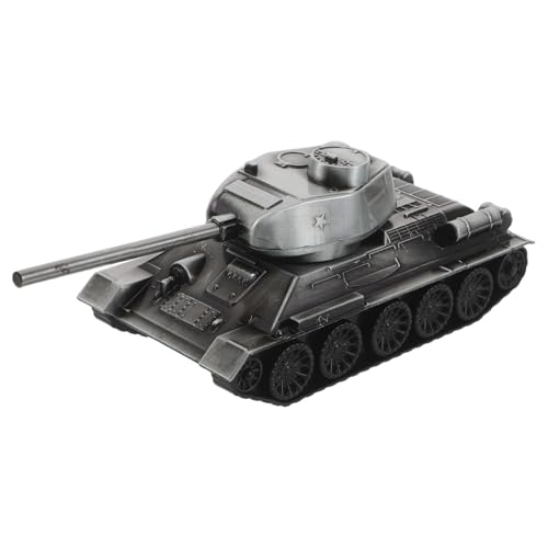 Eccellenza artigianale: questa statuetta di carro armato dettagliata presenta una modellazione precisa e una verniciatura realistica, garantendo agli appassionati militari la possibilità di esporre un autentico di carro armato in metallo su qualsiasi scrivania o scaffale, decorazione da tavolo per carri armati, giocattolo per veicoli militari