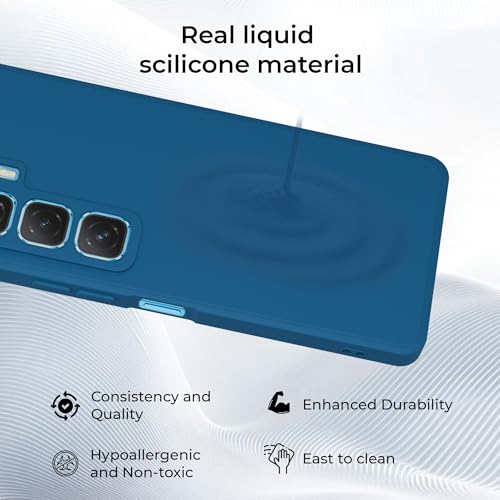 Image of A rtistque Back Cover Case for Infinix Hot 50 5G with Camera Protection | Shockproof TPU|Stylish Protective Design | Slim Fit | Ultra Matte | Infinix Hot 50 5g Back Cover - Blue