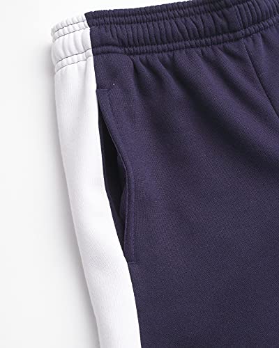 Reebok Boys' Active Pants - Performance Fleece Joggers For Boys - Kids Lightweight Warm Up Track Pants (8-20), Size 8, Navy Blue #TOP2