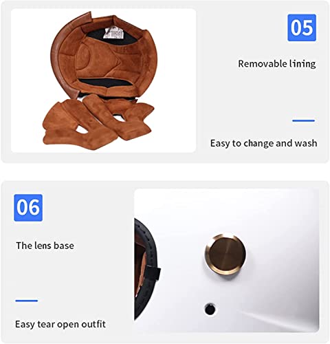 Casque moto intégral de style classique avec double visière de protection ECE