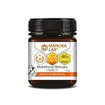 Manuka Lab Certified MGO 40+ New Zealand Manuka Honey 250g - Pure and Nourishing Natural Energy Booster, Authentic, Natural Alternative to Sugar