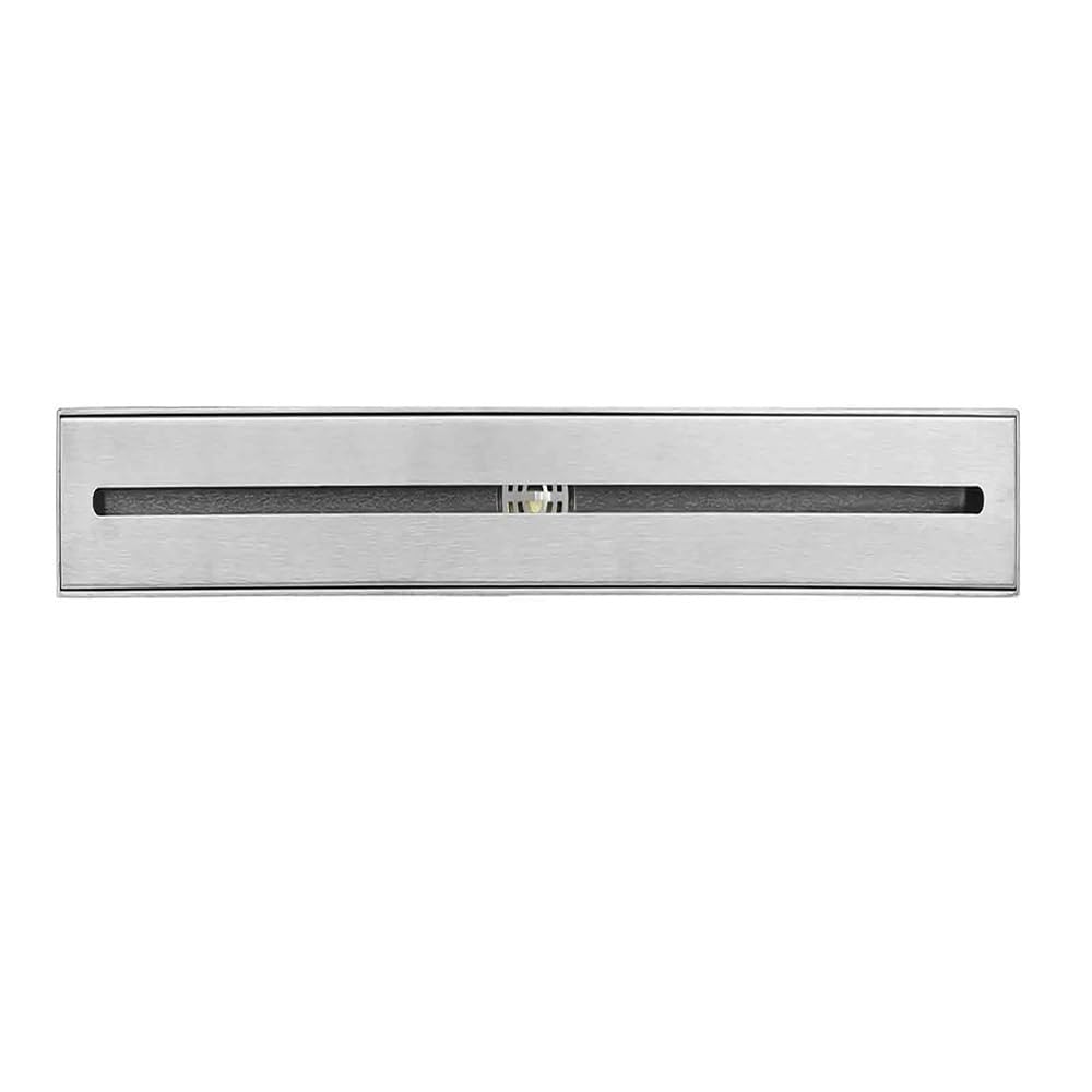 Linea estremamente stretta e lunga scarico a pavimento for balcone(Nickel,600mm)