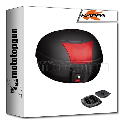 kappa k28bas + k228m maleta k28bas + adaptador compatible con yamaha fjr 1300 2006 2007 2008 2009 2010 2011 2012 mototopgun