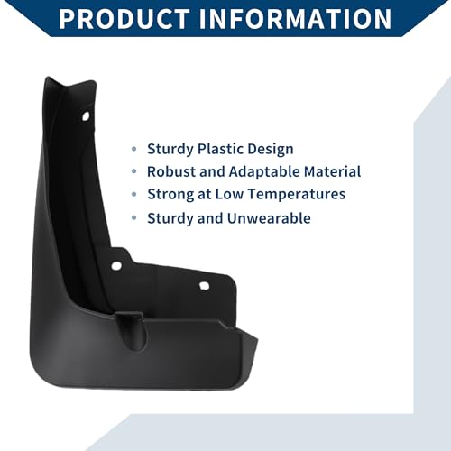 Image of Mud Flaps Splash Guards W /Mount Accessories for BMW IX3 2021-2022 Front and Rear Mud Guards 1 Set
