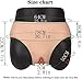 BINOT Silicone Gaff Panties for Transgender, Crossdresser Realistic Vagina Panties Hiding Gaff Boxer Briefs Butt Lifter Enhancer,Ivory white,upgrade